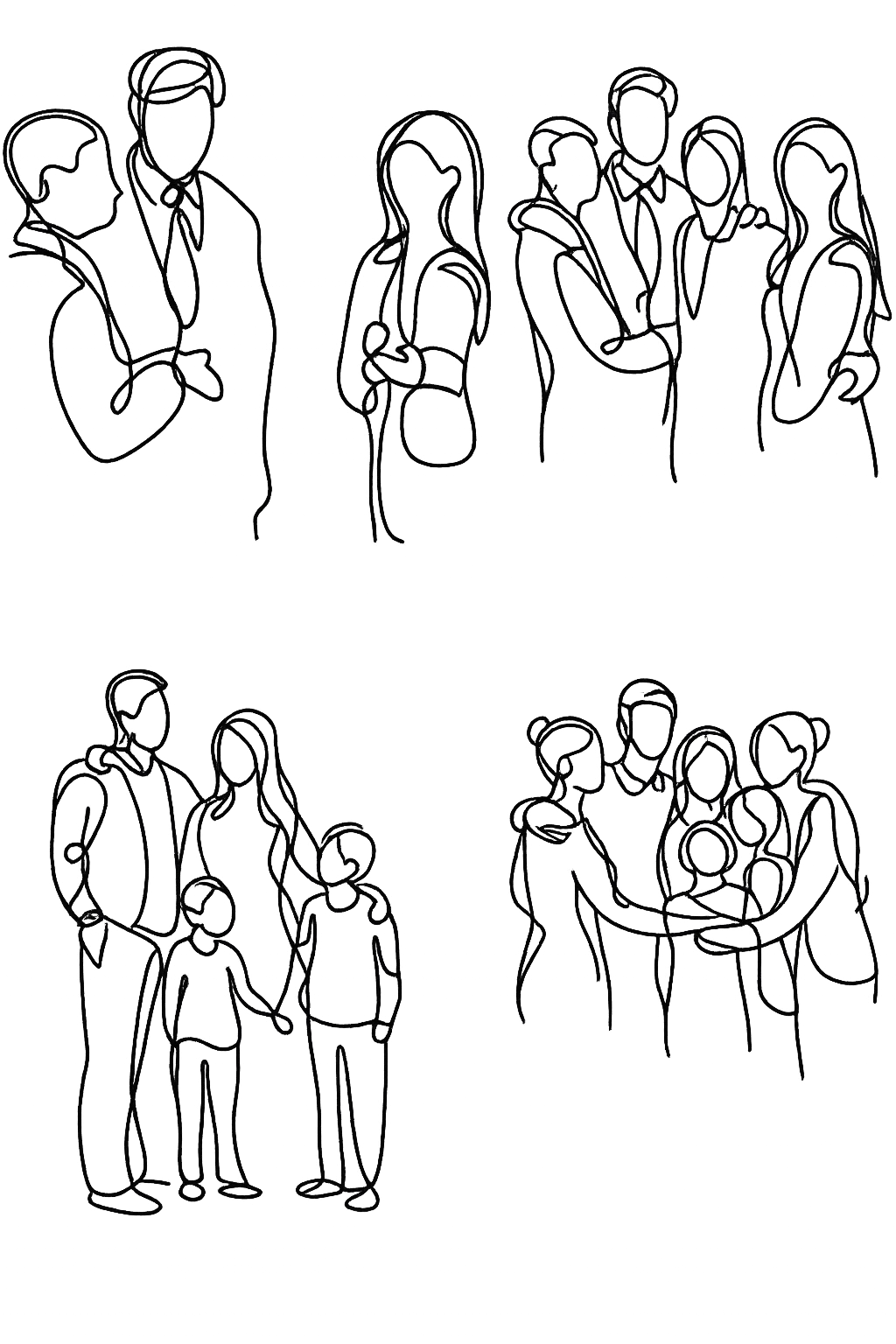 Diverse families and community groups